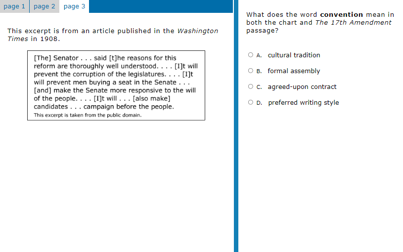 ตัวอย่างข้อสอบ GED Social Studies -3